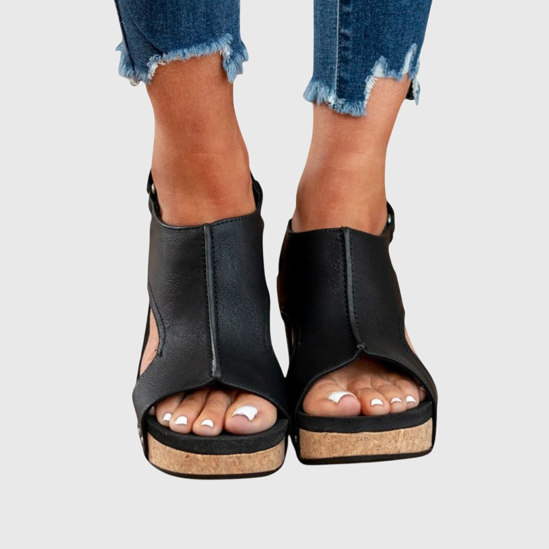 Evelyn | Elegant Orthopedic Comfort Wedge Sandals 4