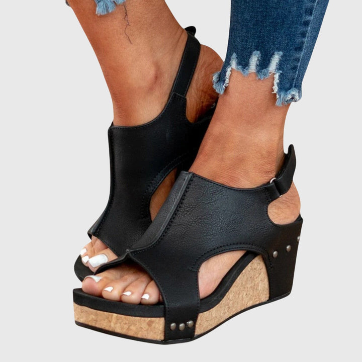 Evelyn | Elegant Orthopedic Comfort Wedge Sandals 5