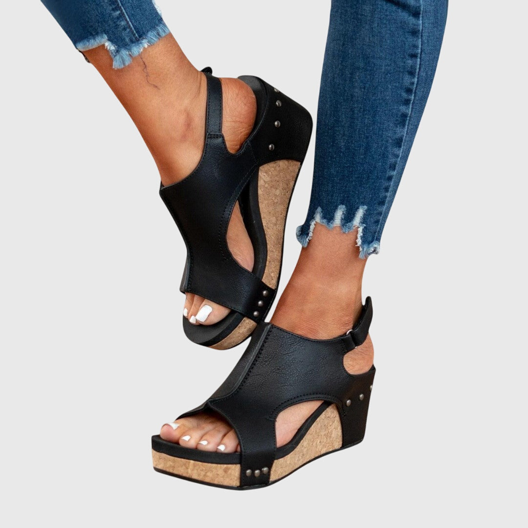 Evelyn | Elegant Orthopedic Comfort Wedge Sandals 6