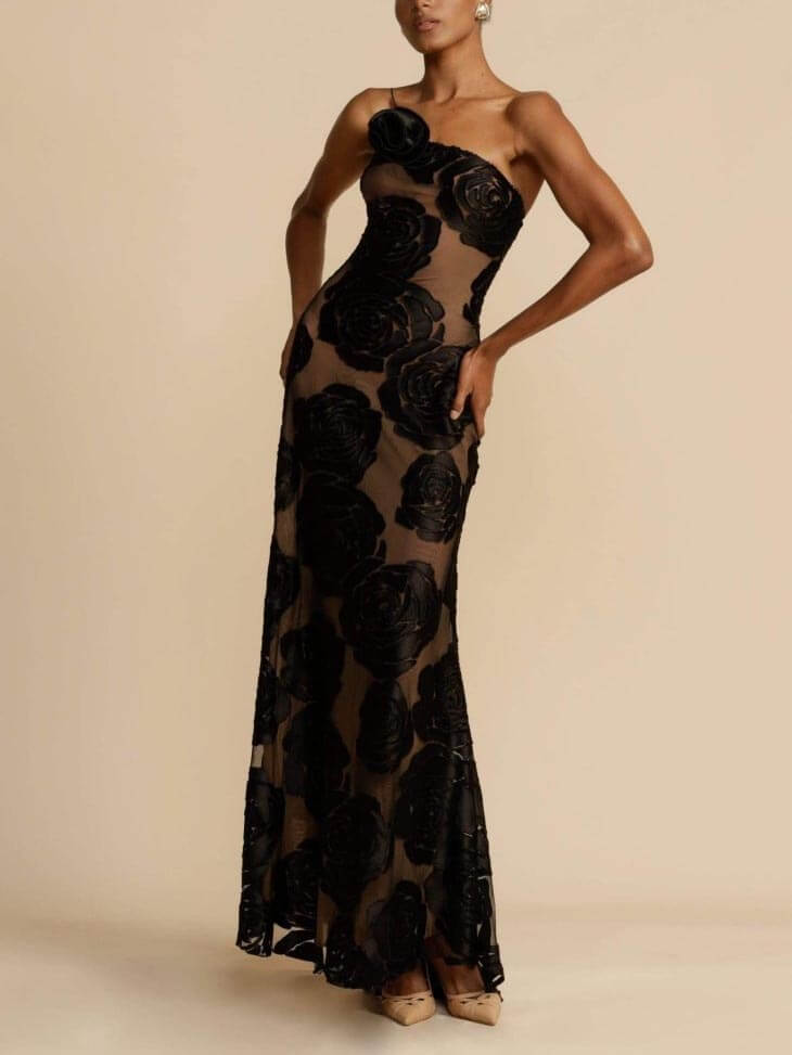 Fiora | Floral Maxi Dress Wedding Guest Elegant Summer Style 1