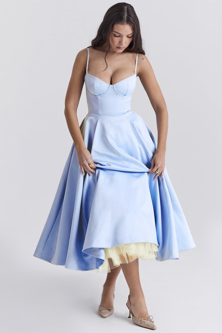 Fiora | Romantic and elegant summer dress made of tulle 0