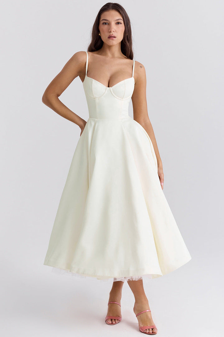 Fiora | Romantic and elegant summer dress made of tulle 4