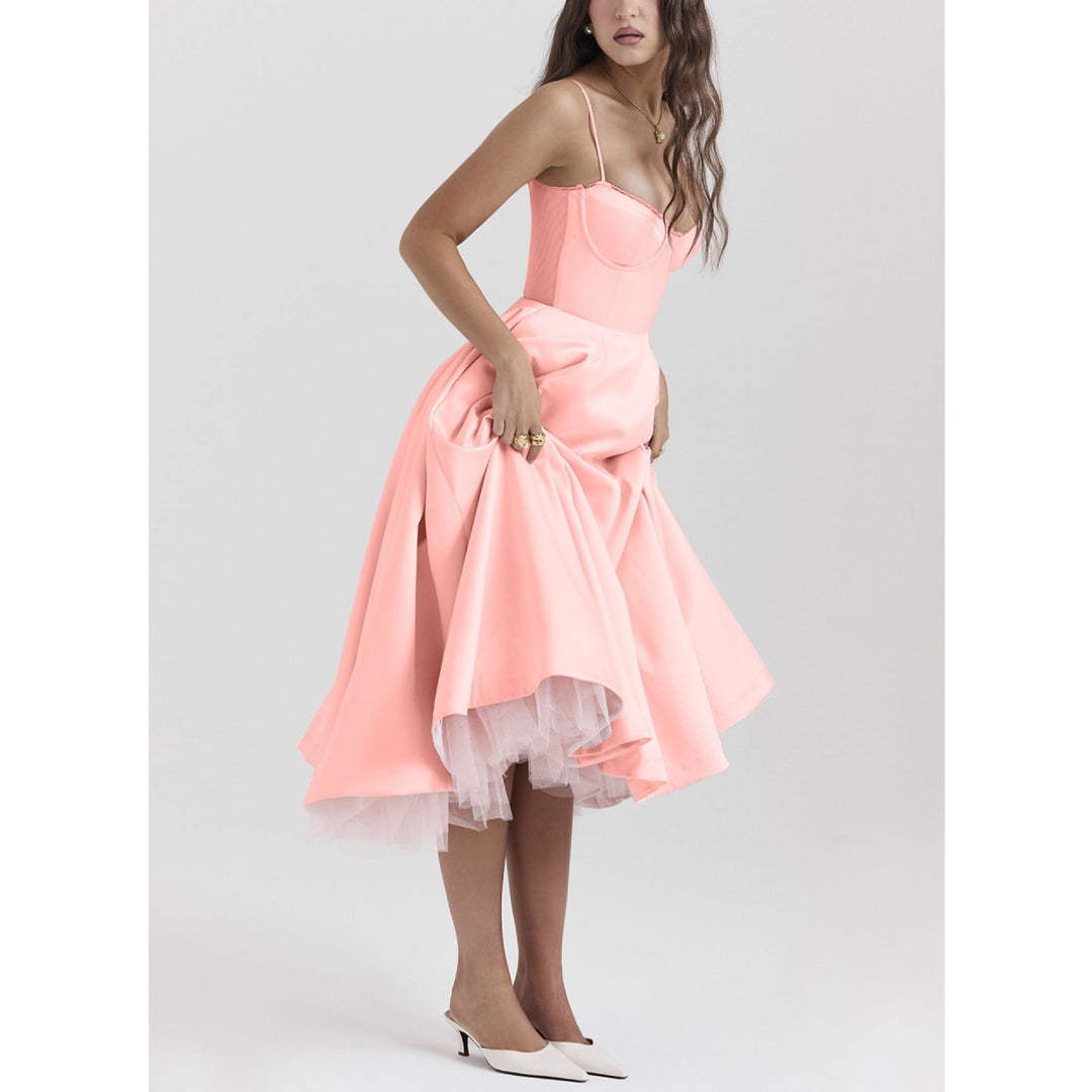 Fiora | Romantic and elegant summer dress made of tulle 8