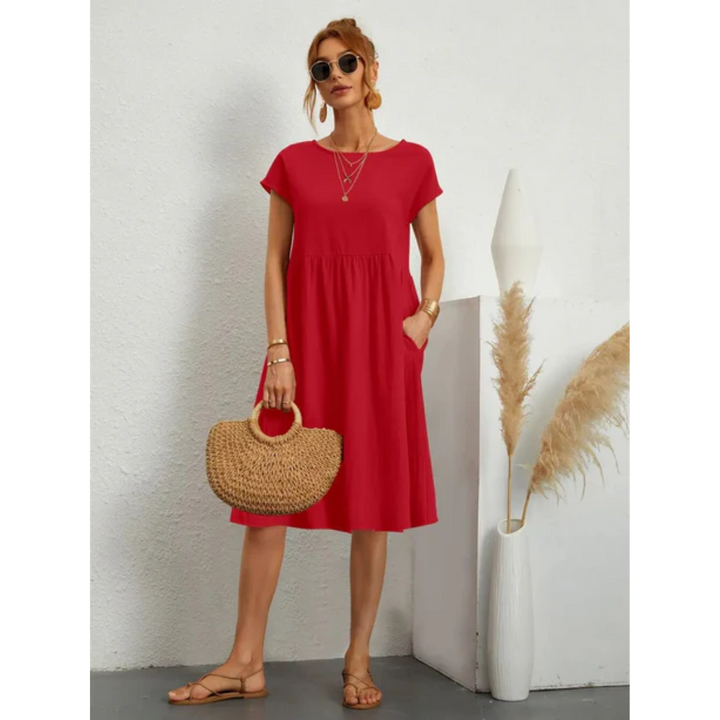 Fleur | Elegant ladies' summer dress stylish midi 0