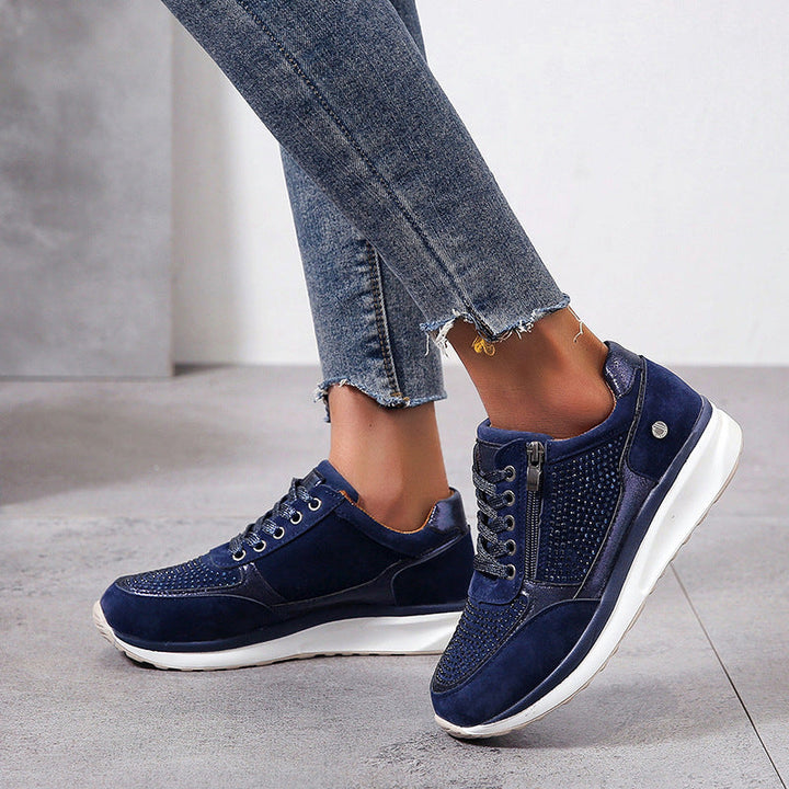 Fleur | Women's Sneakers – Stylish, Comfortable & Breathable White Slip-On Sneakers 0