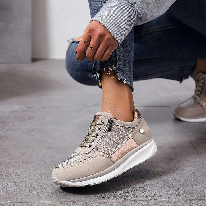 Fleur | Women's Sneakers – Stylish, Comfortable & Breathable White Slip-On Sneakers 1