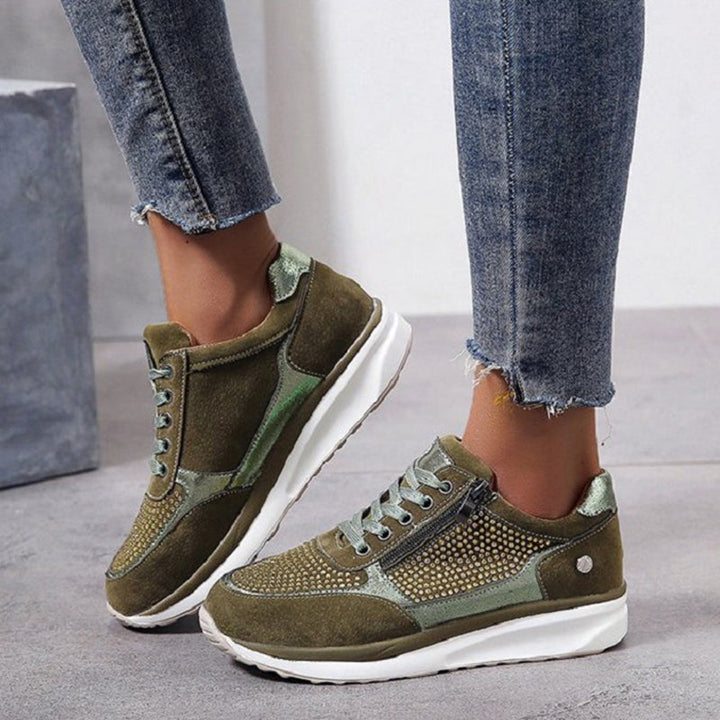 Fleur | Women's Sneakers – Stylish, Comfortable & Breathable White Slip-On Sneakers 2