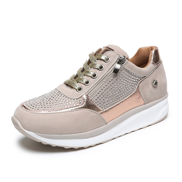 Fleur | Women's Sneakers – Stylish, Comfortable & Breathable White Slip-On Sneakers 7