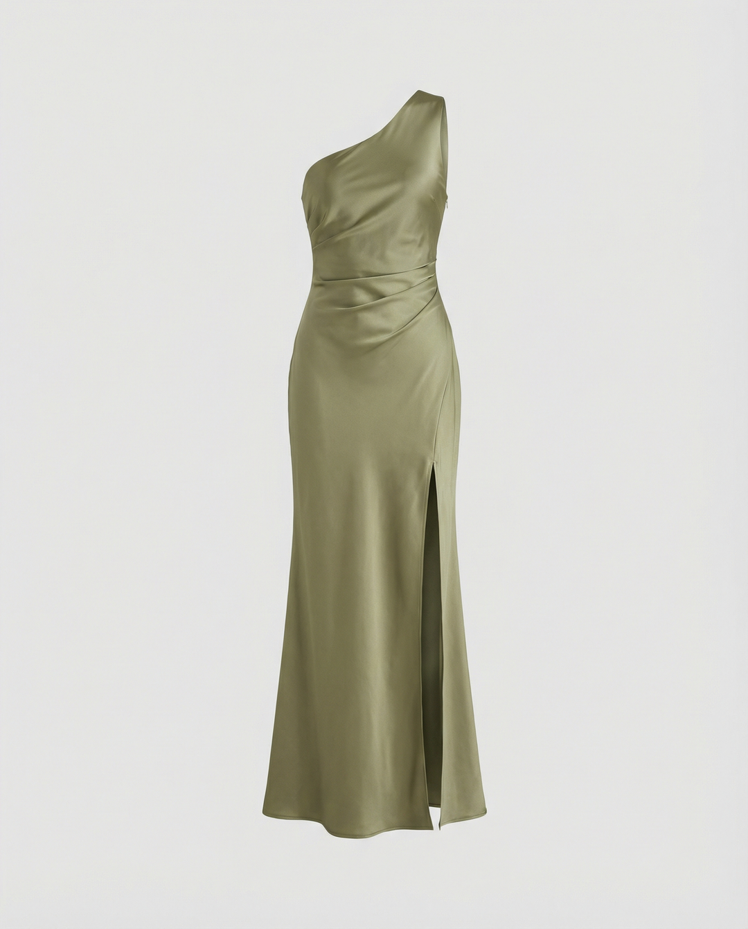 Florence | Elegant One-Shoulder Satin Evening Dress 2