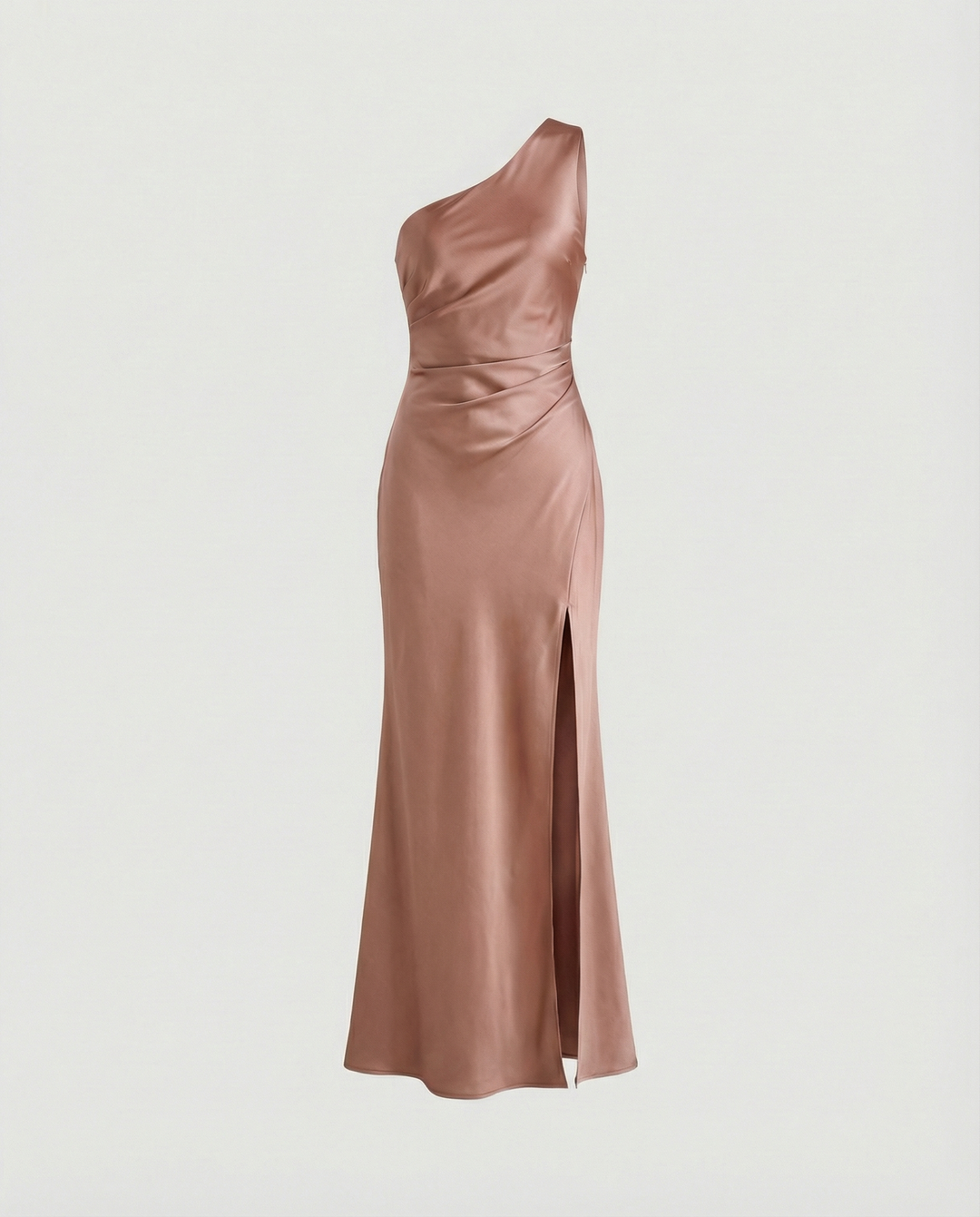 Florence | Elegant One-Shoulder Satin Evening Dress 6