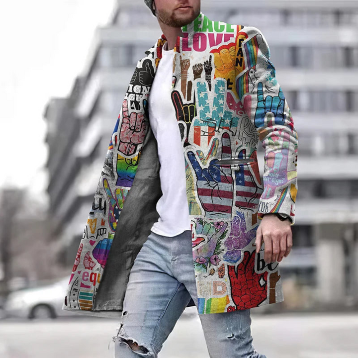 Franco | Versatile jacket with graphic design 0