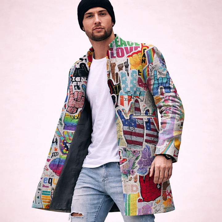 Franco | Versatile jacket with graphic design 1