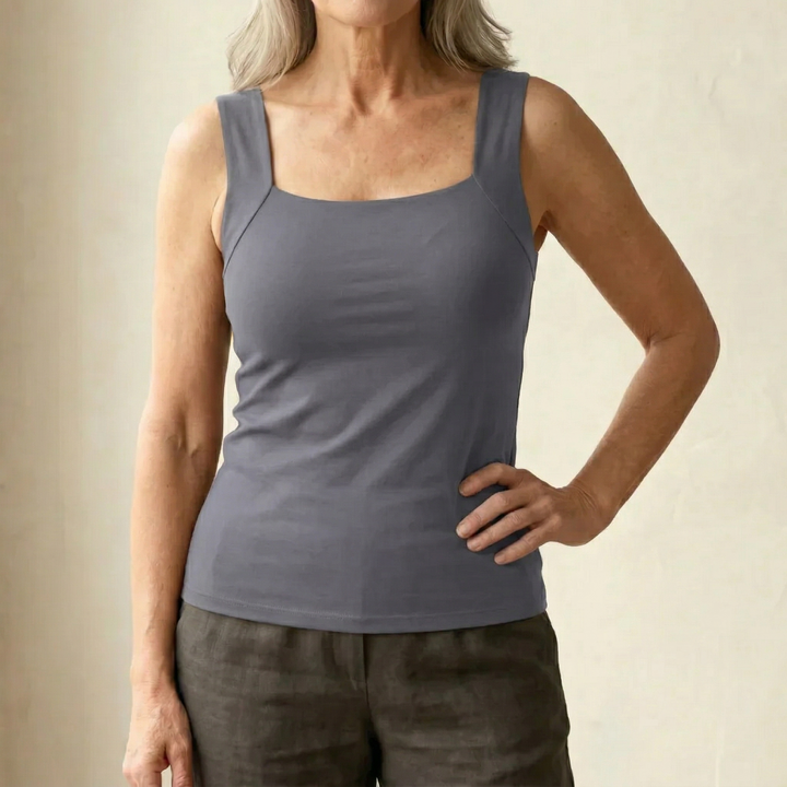 Freya | Comfortable And Supportive Square-Neck Tank Top 4