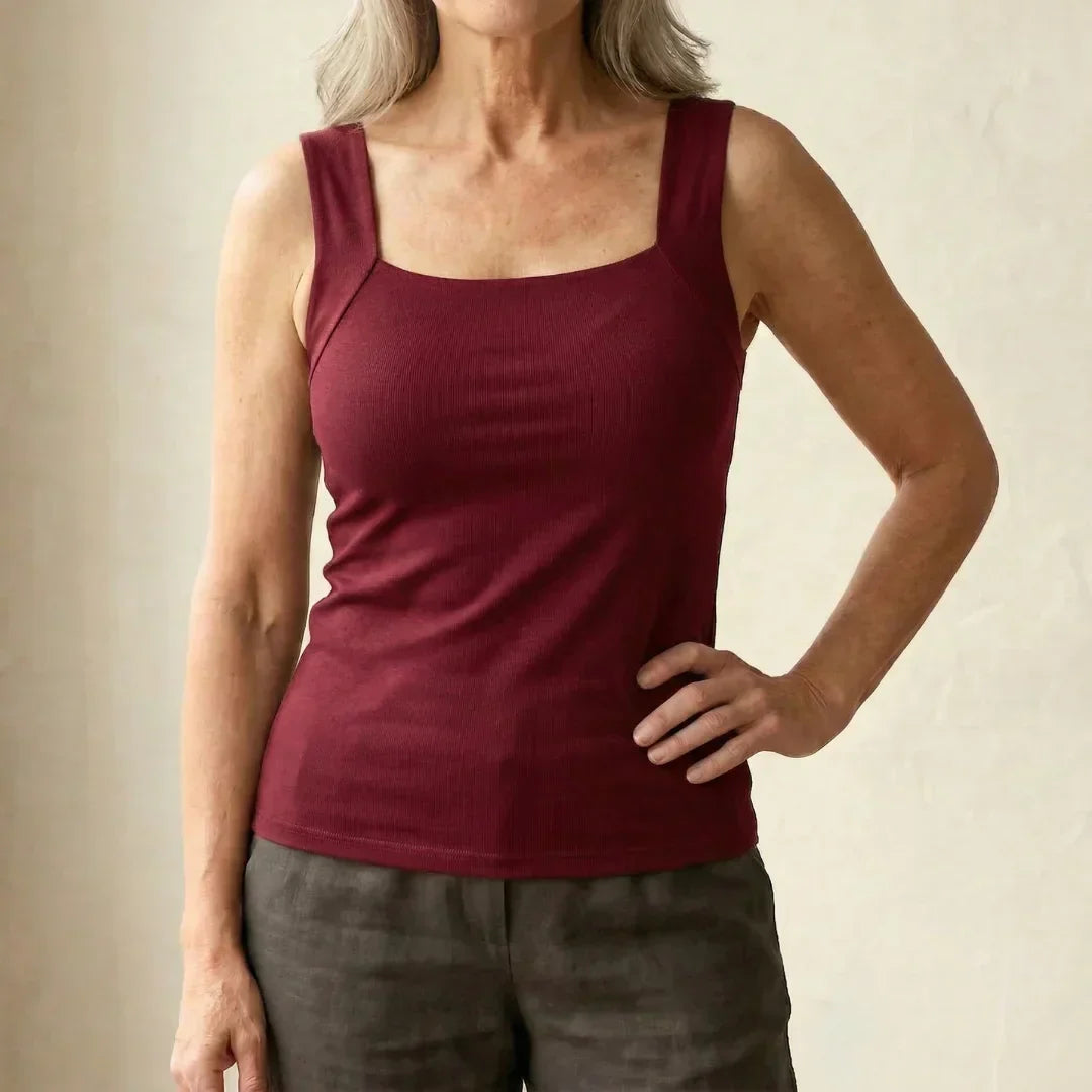 Freya | Comfortable And Supportive Square-Neck Tank Top 6