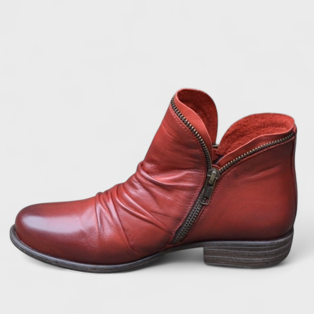 Fynex | Supportive Black Ankle Boots for Women 3