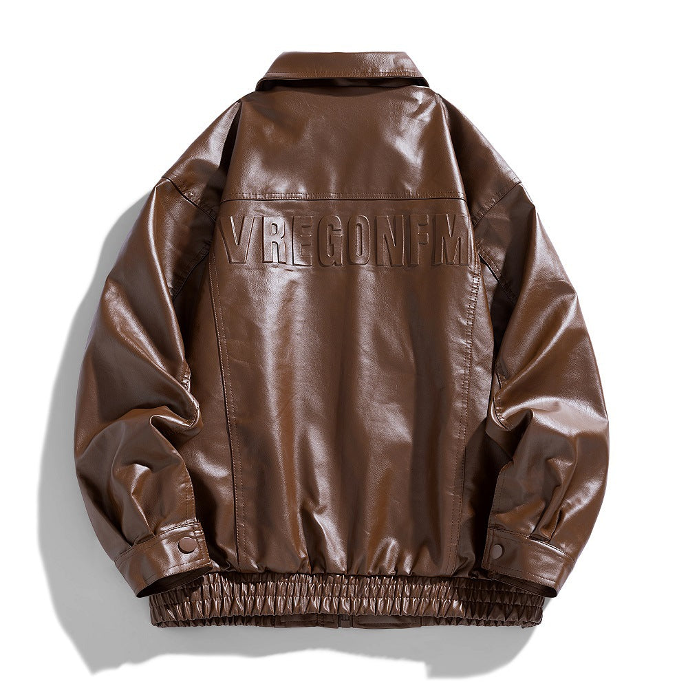 Gijs | Men's Jacket – Stylish, Functional & Comfortable Faux Leather Bomber 3