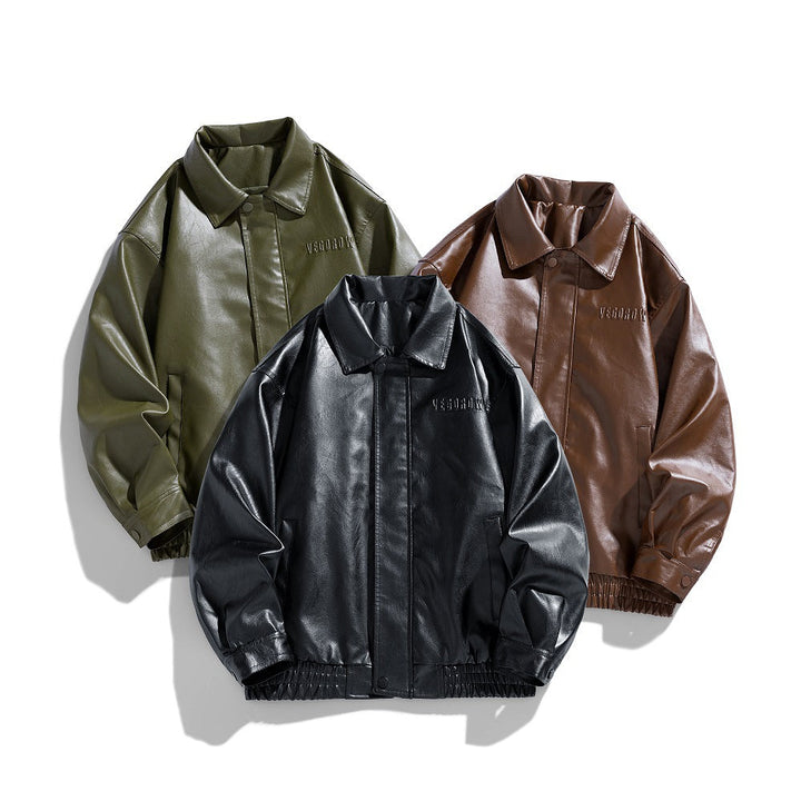 Gijs | Men's Jacket – Stylish, Functional & Comfortable Faux Leather Bomber 5