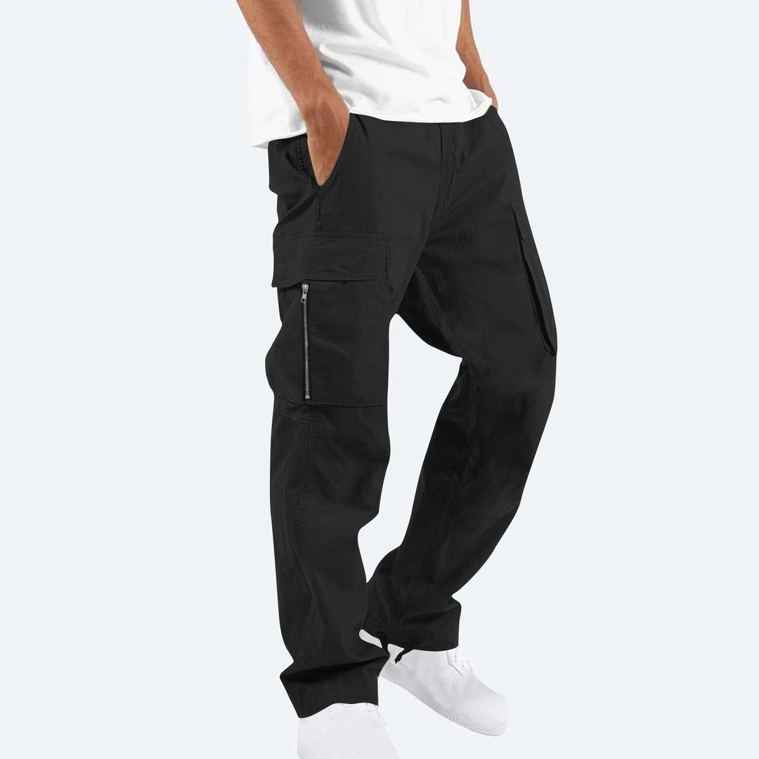 Gillian | Men's Cargo Pants – Breathable, Functional & Casual Black Cargo Trousers 0