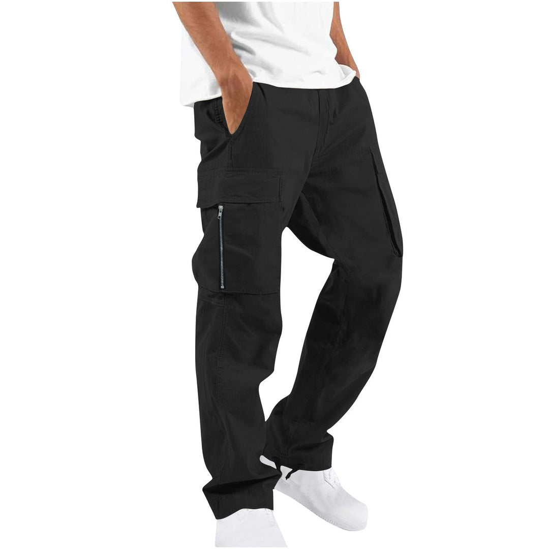 Gillian | Men's Cargo Pants – Breathable, Functional & Casual Black Cargo Trousers 1