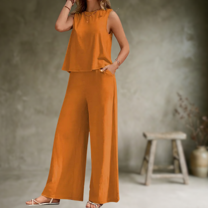 Harper | Elegant & Comfortable Sleeveless Two-Piece Suit 2