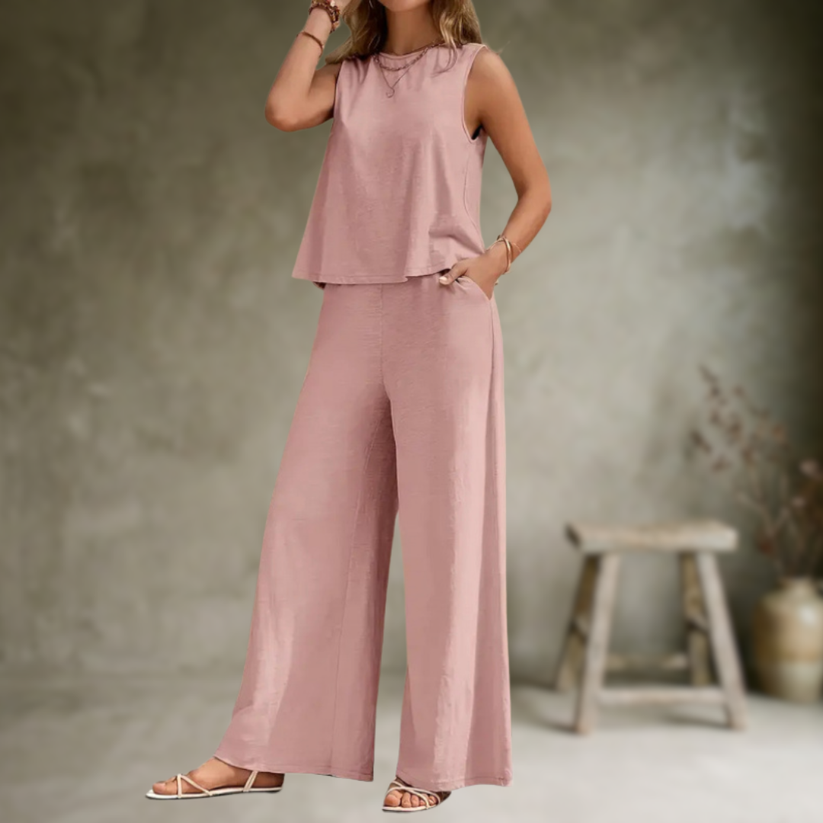Harper | Elegant & Comfortable Sleeveless Two-Piece Suit 3