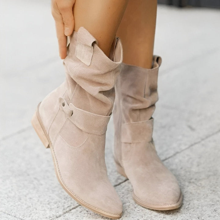 Haven | Women's Black Boots – Stylish, Comfortable &amp; Plush Faux Suede 6