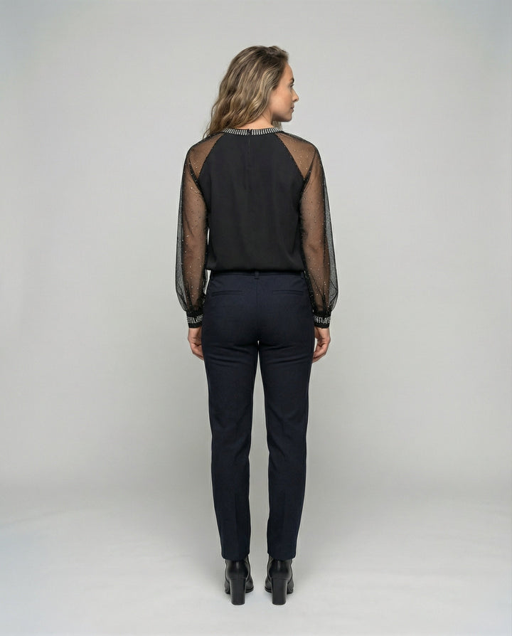 Helaine | Women's Sequin Top – Elegant, Soft & Chic Blouse for Any Occasion 3