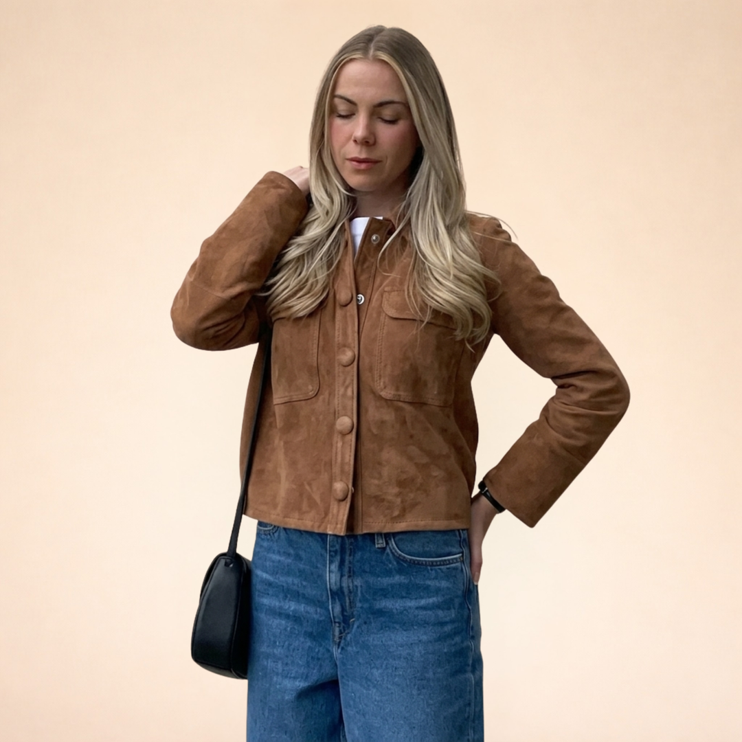 Helena | Comfortable & Timeless Suede Jacket 1