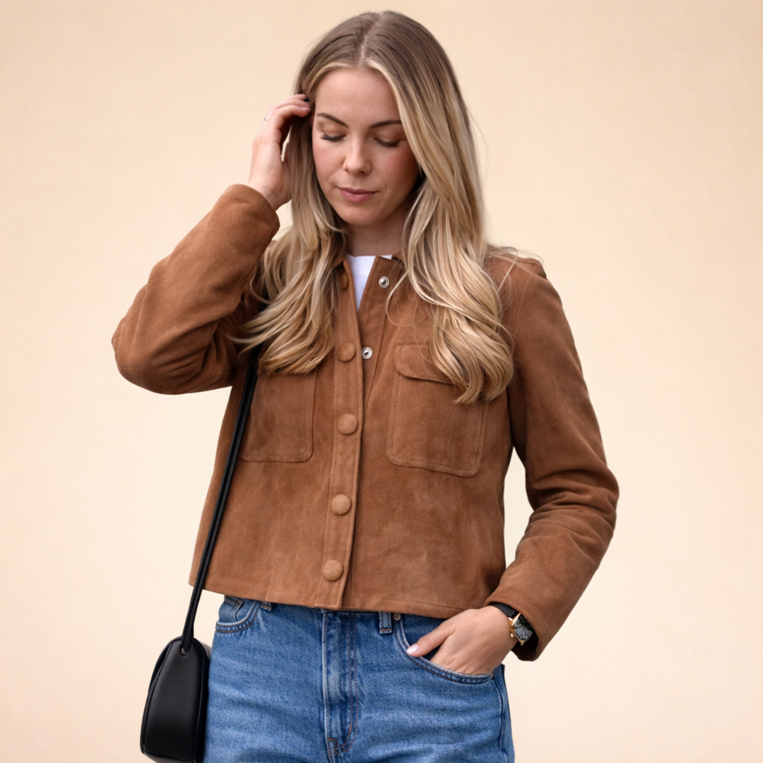 Helena | Comfortable & Timeless Suede Jacket 3