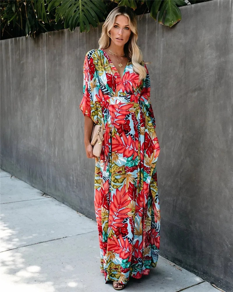 Iris | Maxi Dress Summer Elegant Kimono Bohemian Style 1