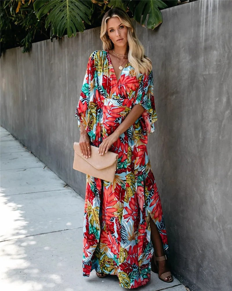 Iris | Maxi Dress Summer Elegant Kimono Bohemian Style 4
