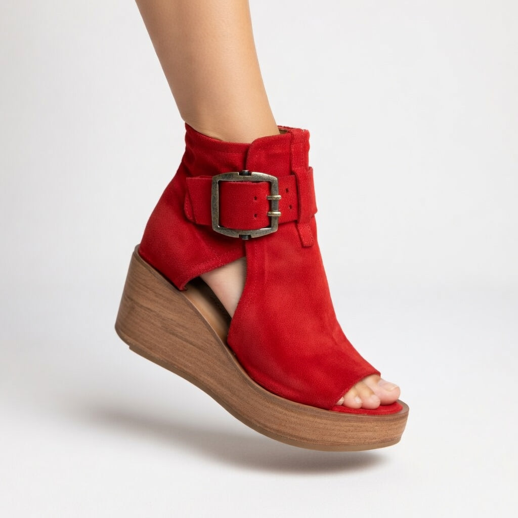 Isabella | Comfortable Wedge Sandals with Adjustable Ankle Strap 1