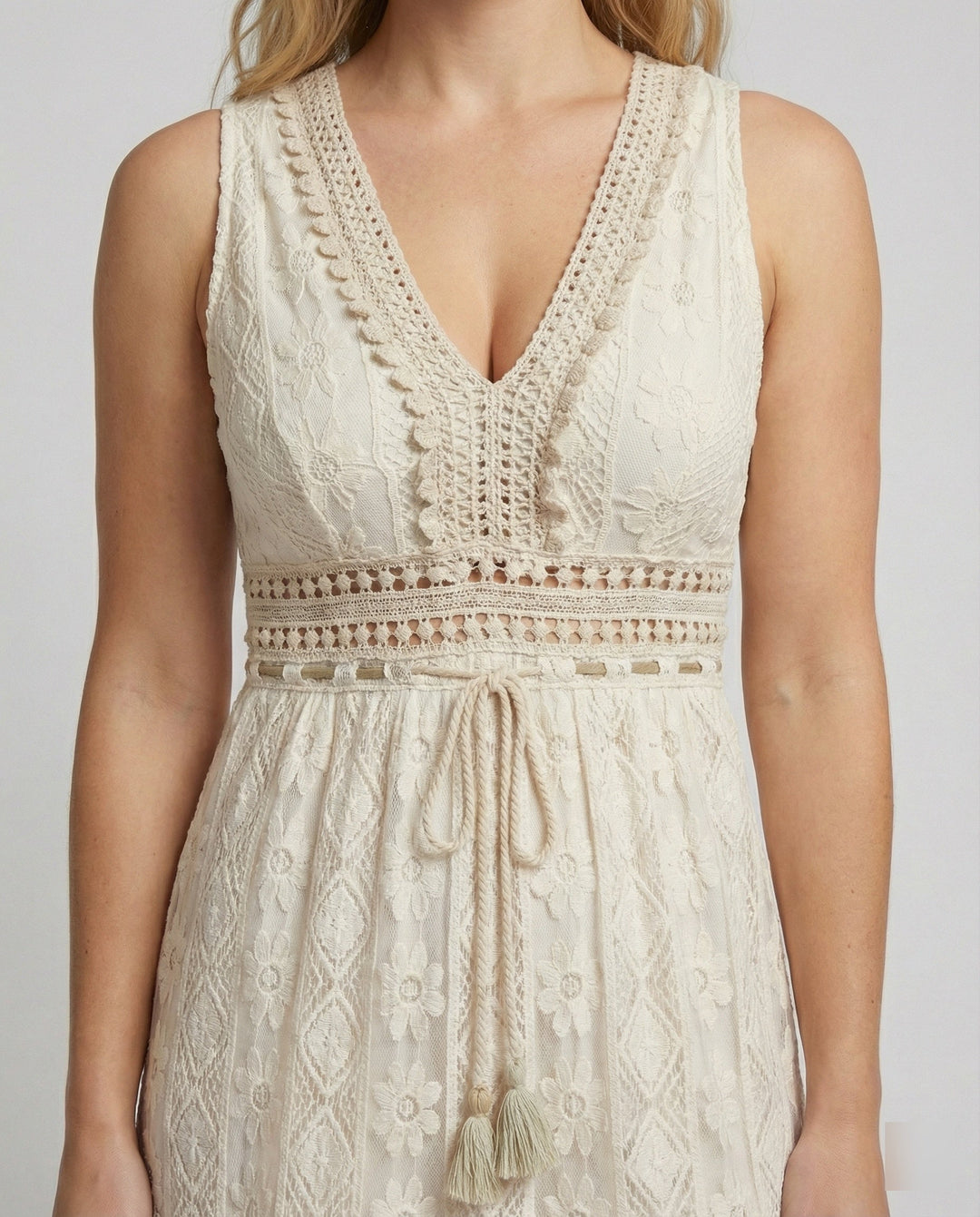Isabella | Elegant And Breathable Summer Boho Lace Dress 4