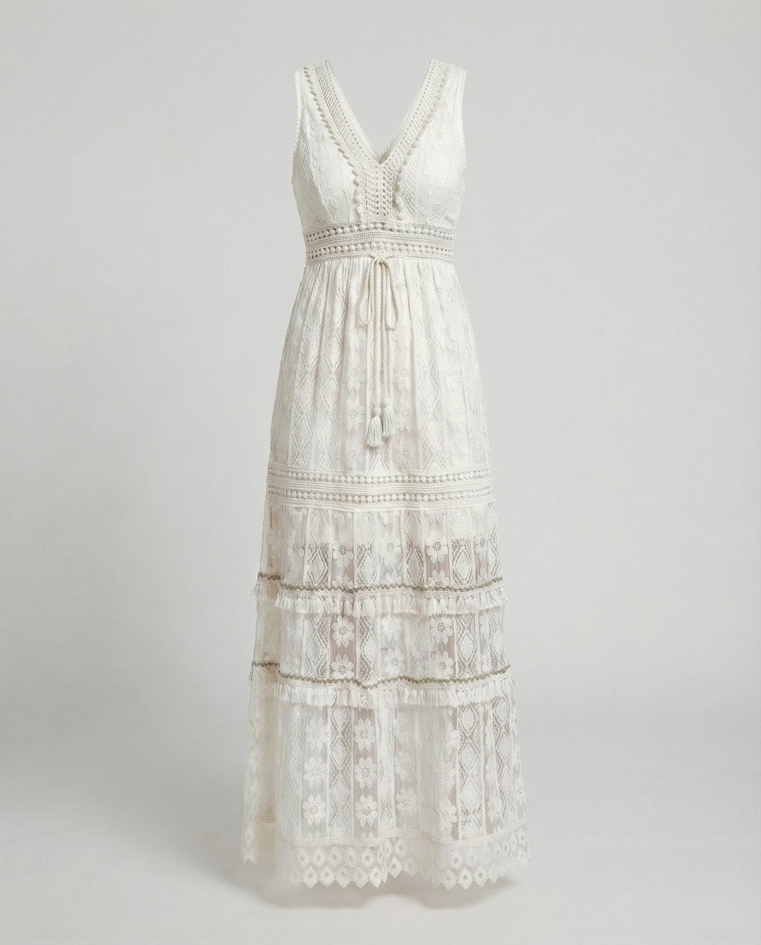 Isabella | Elegant And Breathable Summer Boho Lace Dress 5