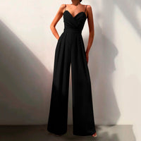 Aurora | Sweetheart Neck Wide Leg Jumpsuit