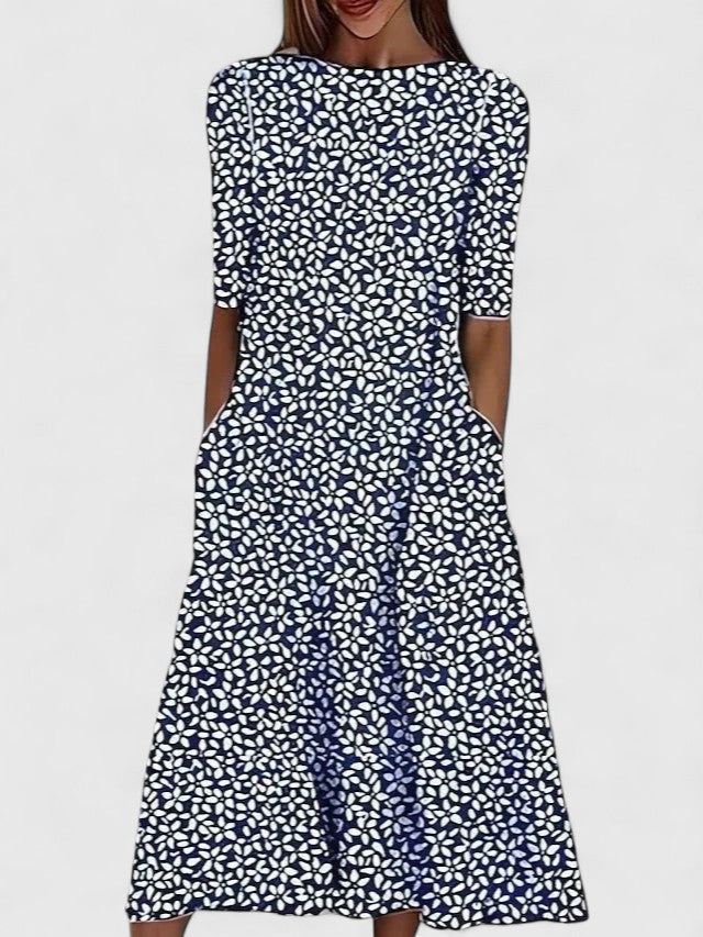 Isabella | Elegant And Floral Summer Midi Dress 2