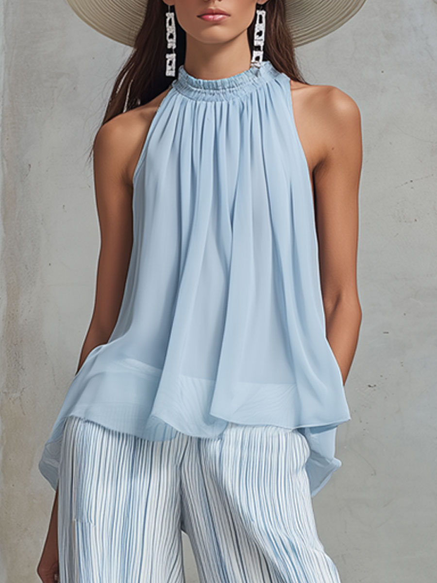 Isabella | Elegant and Airy Chiffon Two-Piece Set 4