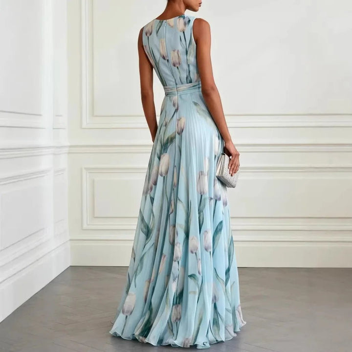 Isabella | Floral Maxi Dress Long Elegant Wrap Style 5