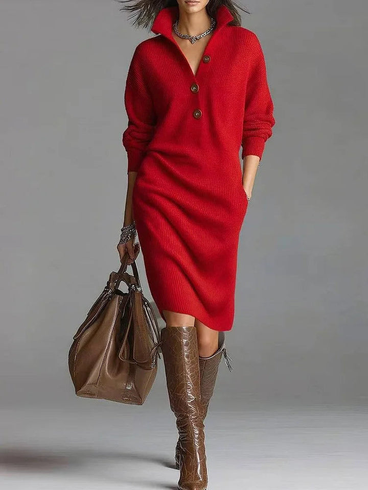 Isla | Stylish and Elegant Ribbed Knit Dress 2