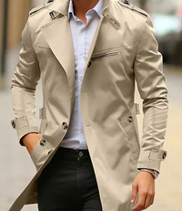 Virello | Trench coat da uomo senza tempo ed elegante