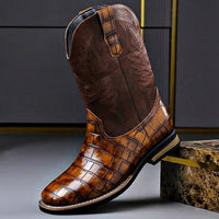 Hudson | Stivali Heritage da uomo in pelle vera con lacci