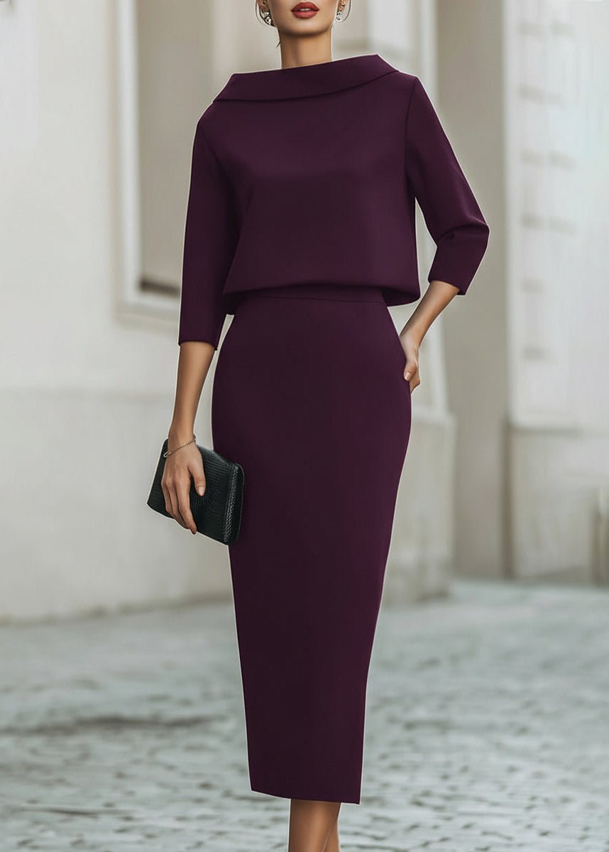 Jacqueline | Elegant & Trendy Two Piece Skirt Set 5