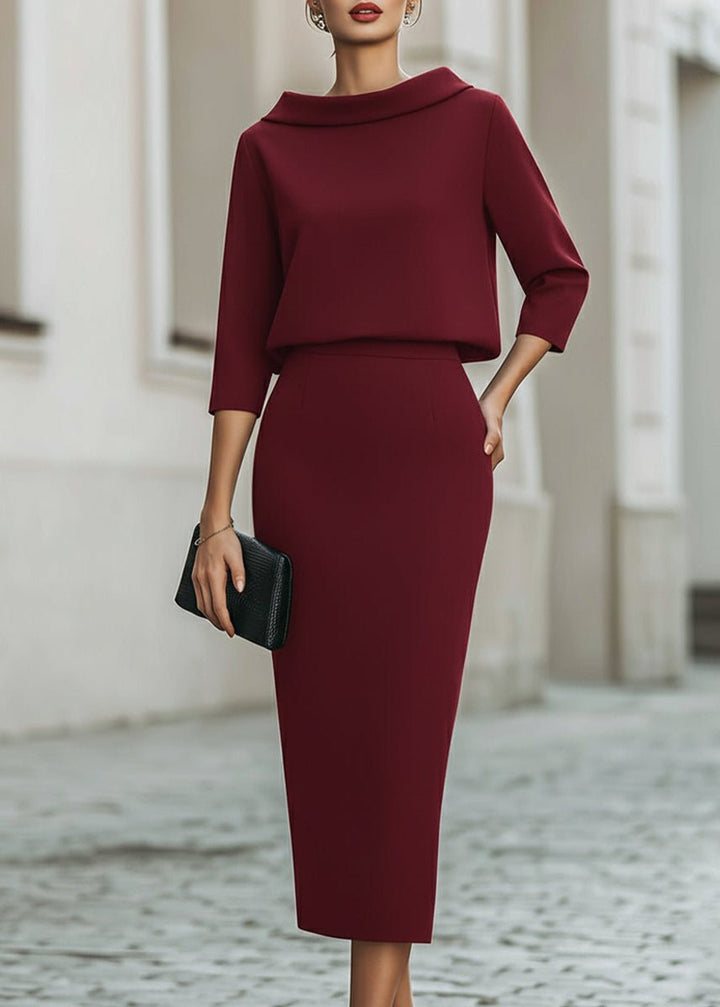 Jacqueline | Elegant & Trendy Two Piece Skirt Set 7