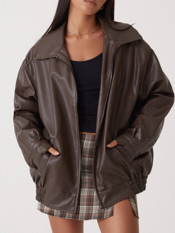 Jaxon | Black Leather Jacket – Timeless, Elegant & Versatile Design 5