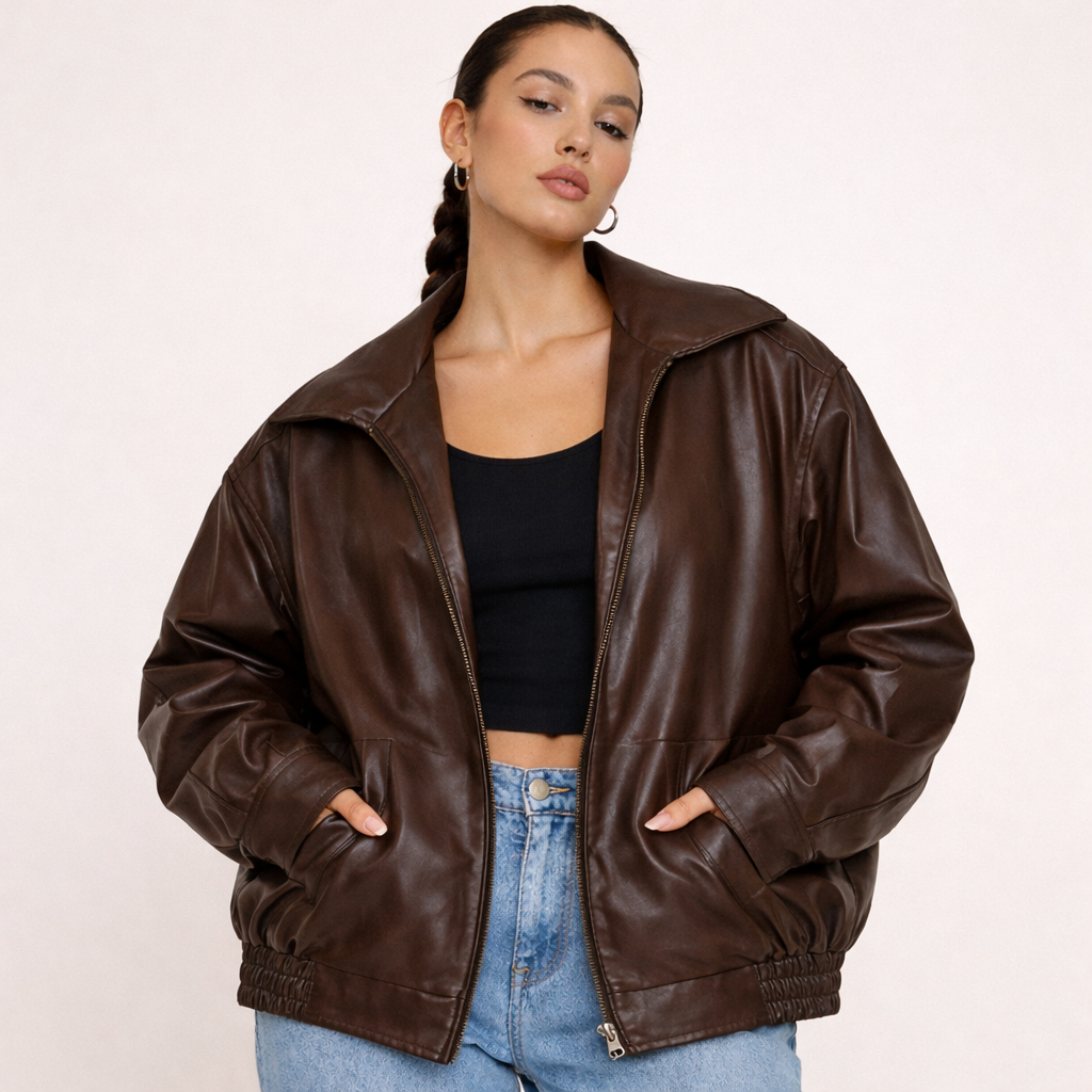 Jaxon | Black Leather Jacket – Timeless, Elegant & Versatile Design 6