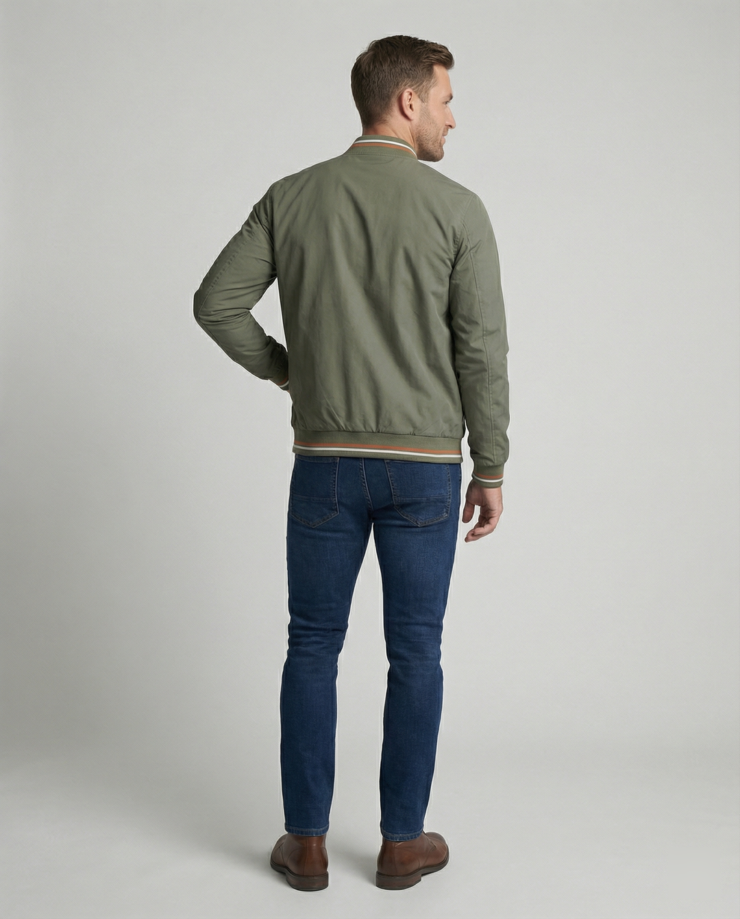 Jeffrey | Modern Slim-Fit Lightweight Bomber Jacket 2