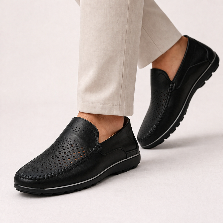 Jelle | Breathable genuine leather loafers 3