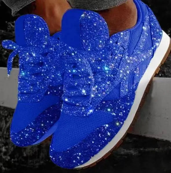 Jennifer | Glamorous and Cushioned Women's Glitter Sneakers 1