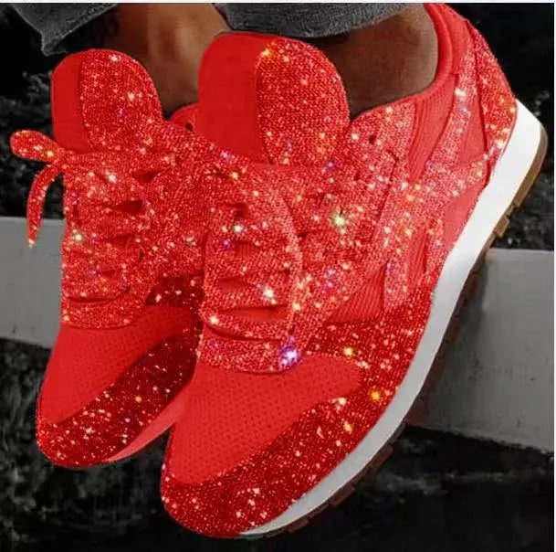 Jennifer | Glamorous and Cushioned Women's Glitter Sneakers 3