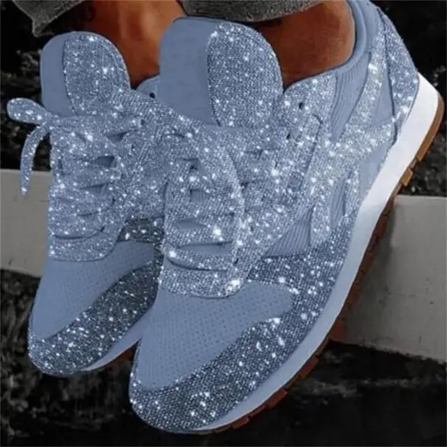 Jennifer | Glamorous and Cushioned Women's Glitter Sneakers 5